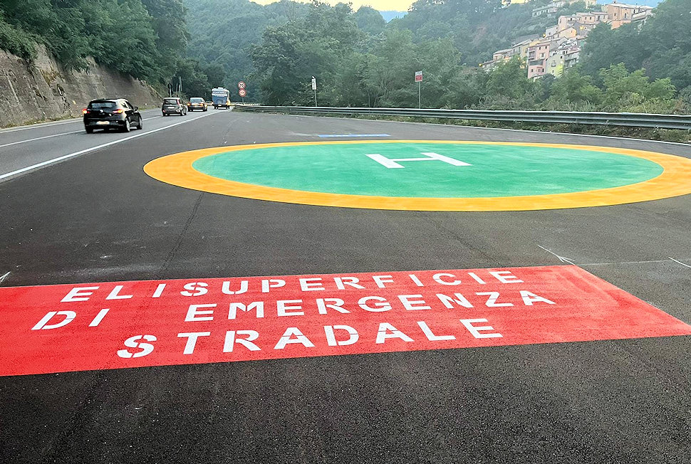 Statale 107 Elisoccorso piazzola