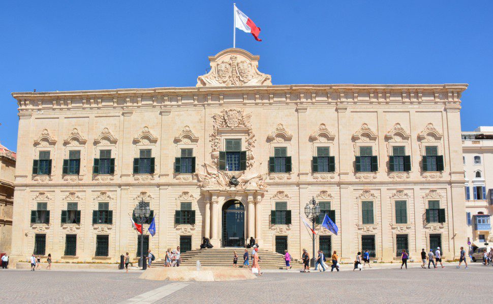 Auberge_de_Castille Valletta Malta