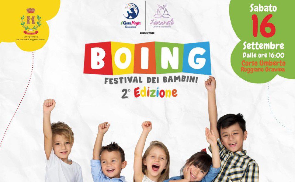 Boing Roggiano gravina festival bambini
