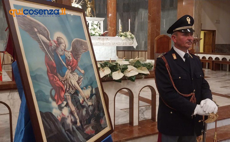 celebrazione san michele arcangelo polizia cosenza 2023