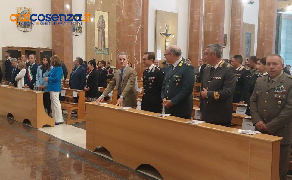 celebrazione san michele arcangelo polizia cosenza- chiesa santa teresa 02