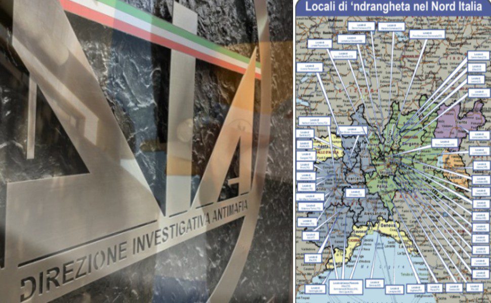 dna direzione investigativa antimafia locali ndrangheta nord