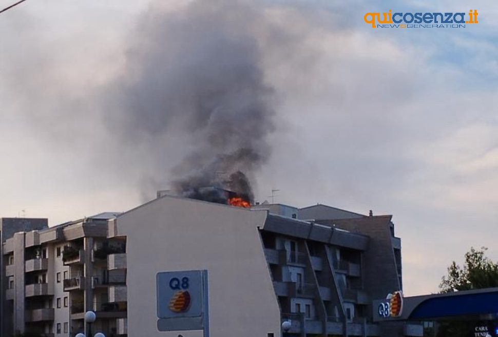 incendio cosenza