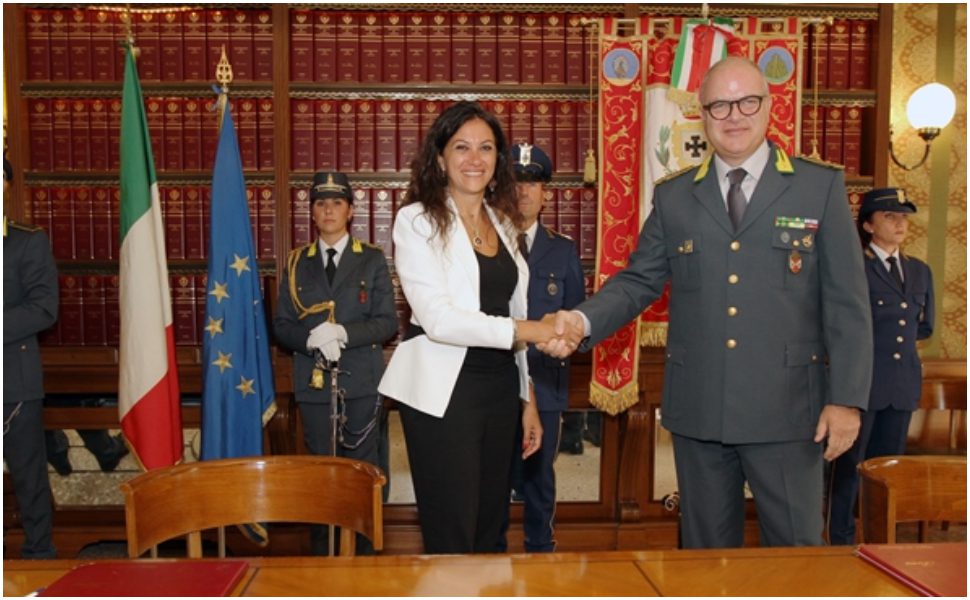 Presidente Provincia Cosenza e colonnello Giuseppe Dell’Anna