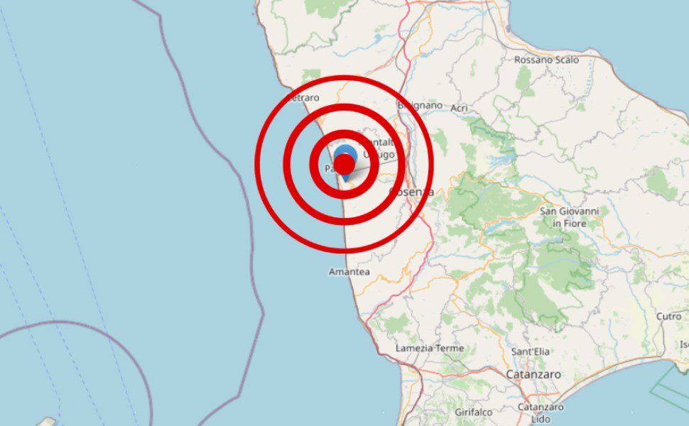 terremoto scossa san lucido