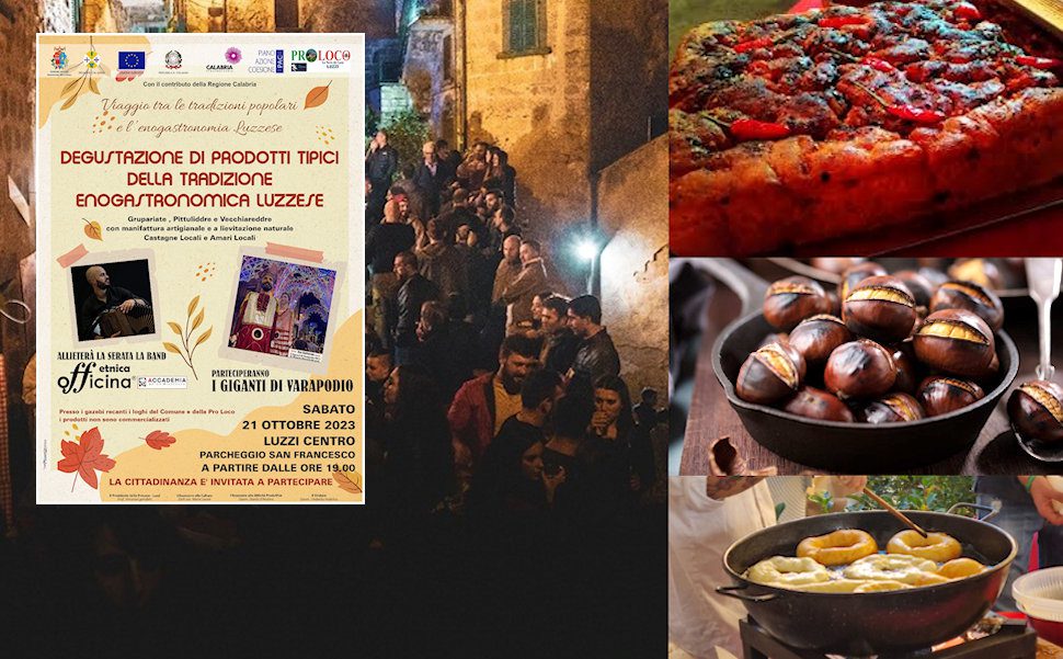 Luzzi degustazione enogastronomia