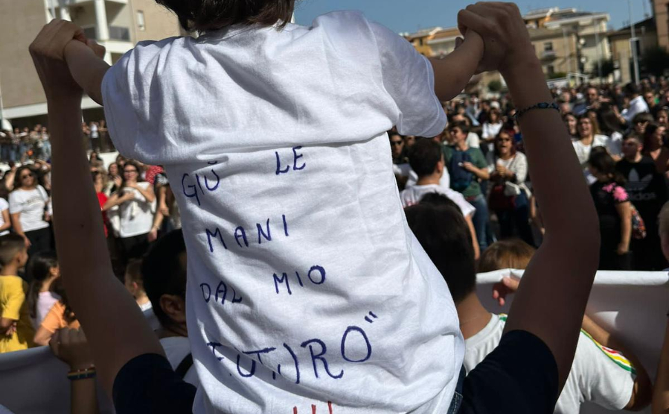 protesta tagli scuola