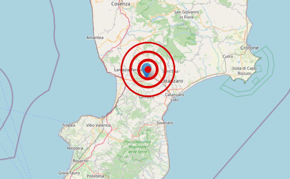 Scossa di terremoto, l'epicentro in provincia di Catanzaro 51 scossa terremoto amato cz