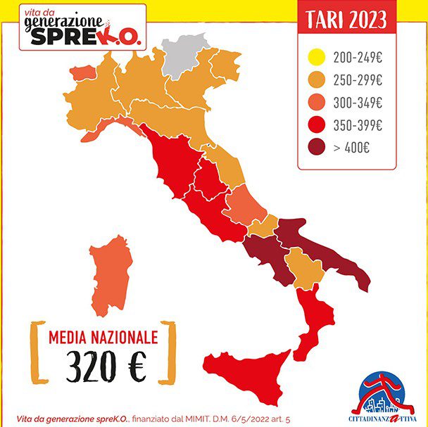 Cittadinanza attiva dati rifiuti