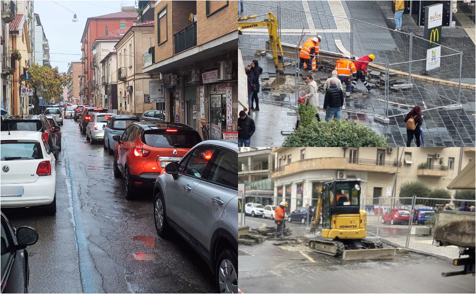 Cosenza Lavori piazza Bilotti