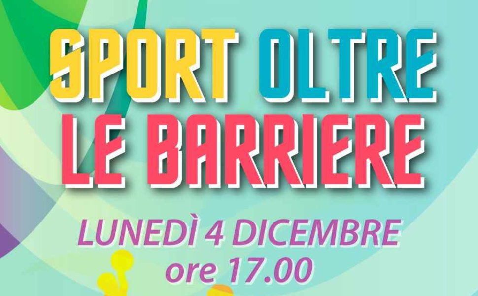 Locandina Sport oltre le barriere