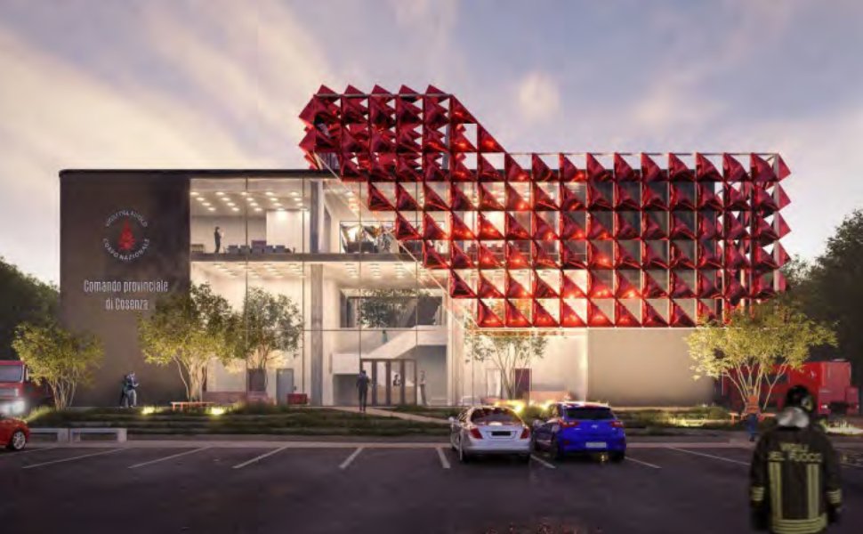 nuova sede vigili fuoco viale magna grecia cosenza