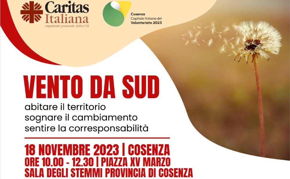 'Vento da Sud', domani l'evento nazionale della Caritas a Cosenza 51 vento da sud caritas cosenza