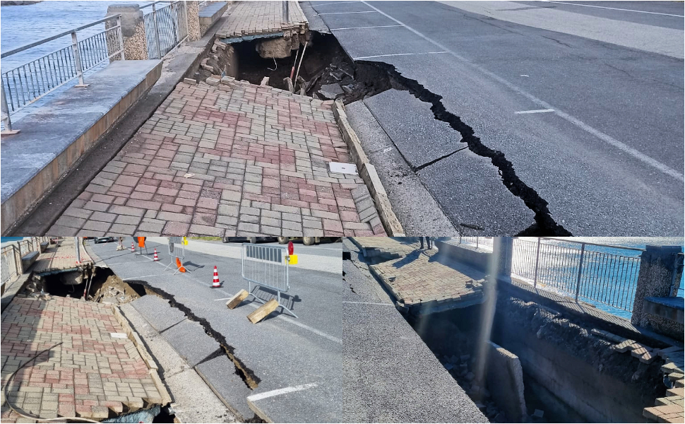 Acquappesa intavolata mareggiata