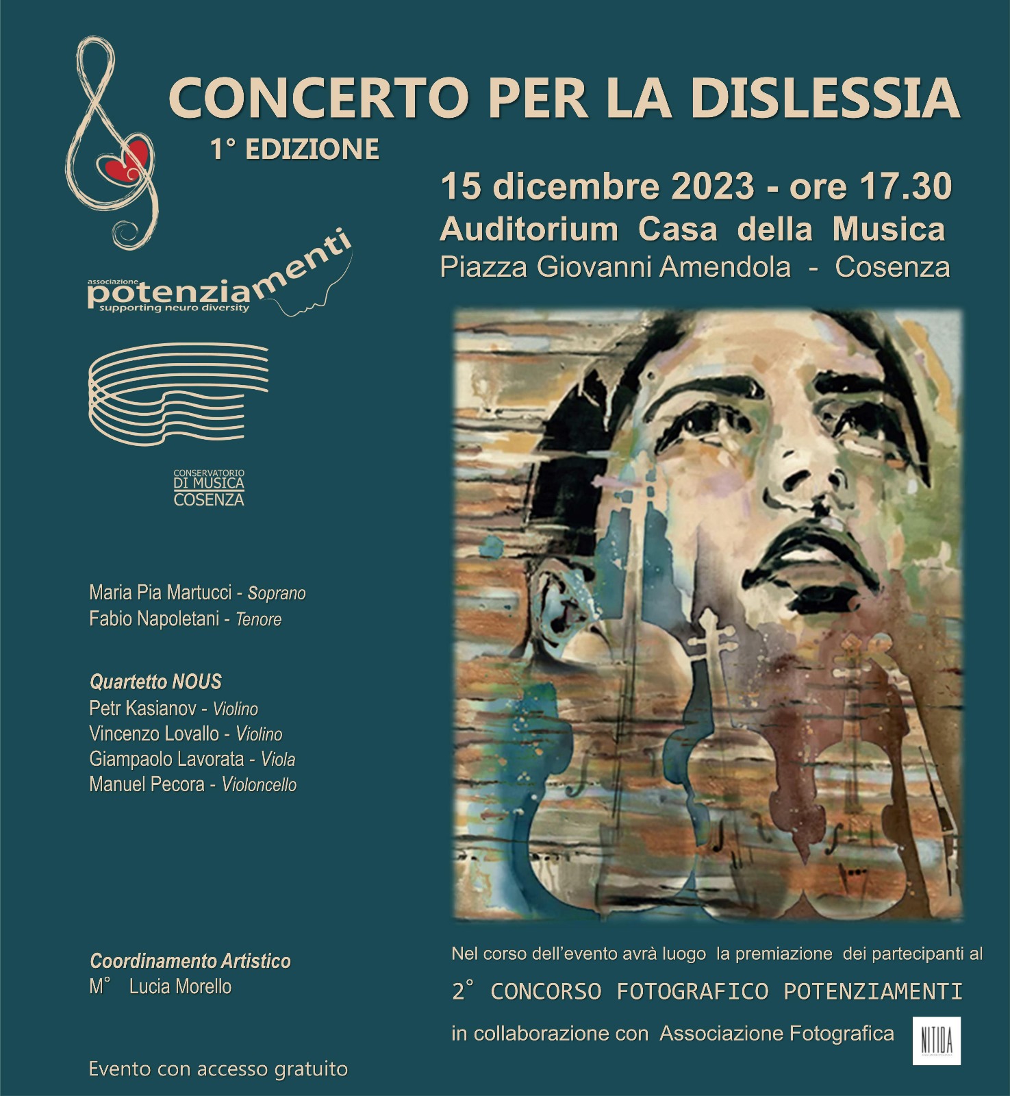 Concerto per la dislessia - locandina