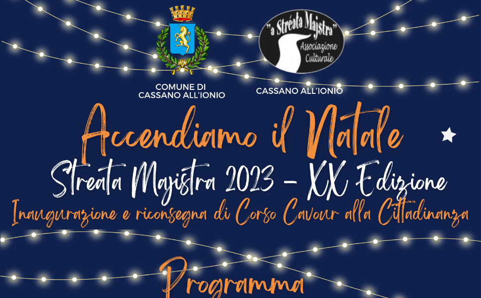 accendiamo natale cassano ionio 2023
