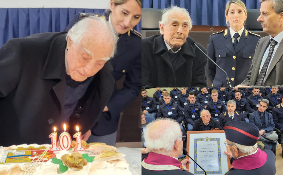 Antonio Santelli poliziotto 101 anni