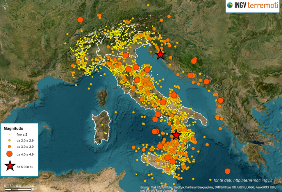 INGV terremoti
