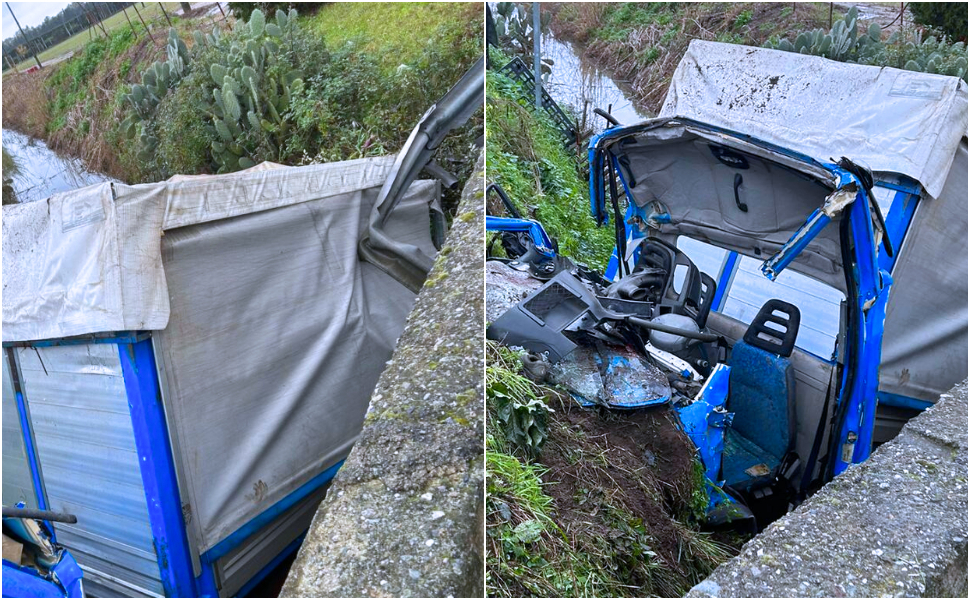 Camion fuori strada, tragedia sulla statale 18: un morto e un ferito grave 51 Incidente-Statale-18-Camion-una-vittima