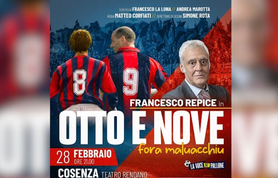Francesco Repice porta a teatro "Otto e Nove - fora maluacchiu". Bergamini, Marulla e non solo 69 Otto e Nove foramalocchio