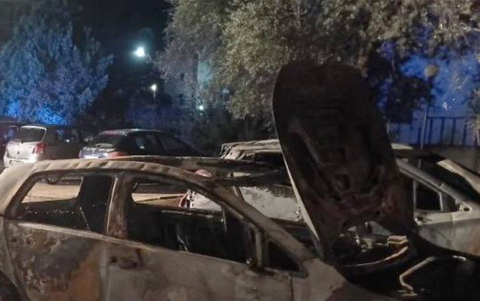 auto incendio corigliano rossano matteotti