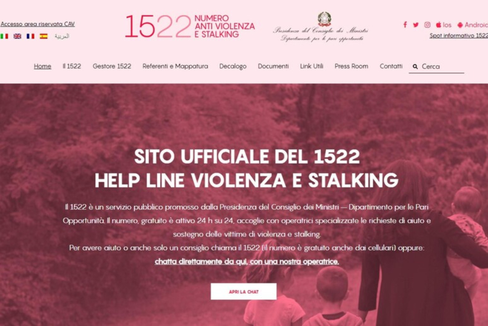 1522 antiviolenza stalking 1