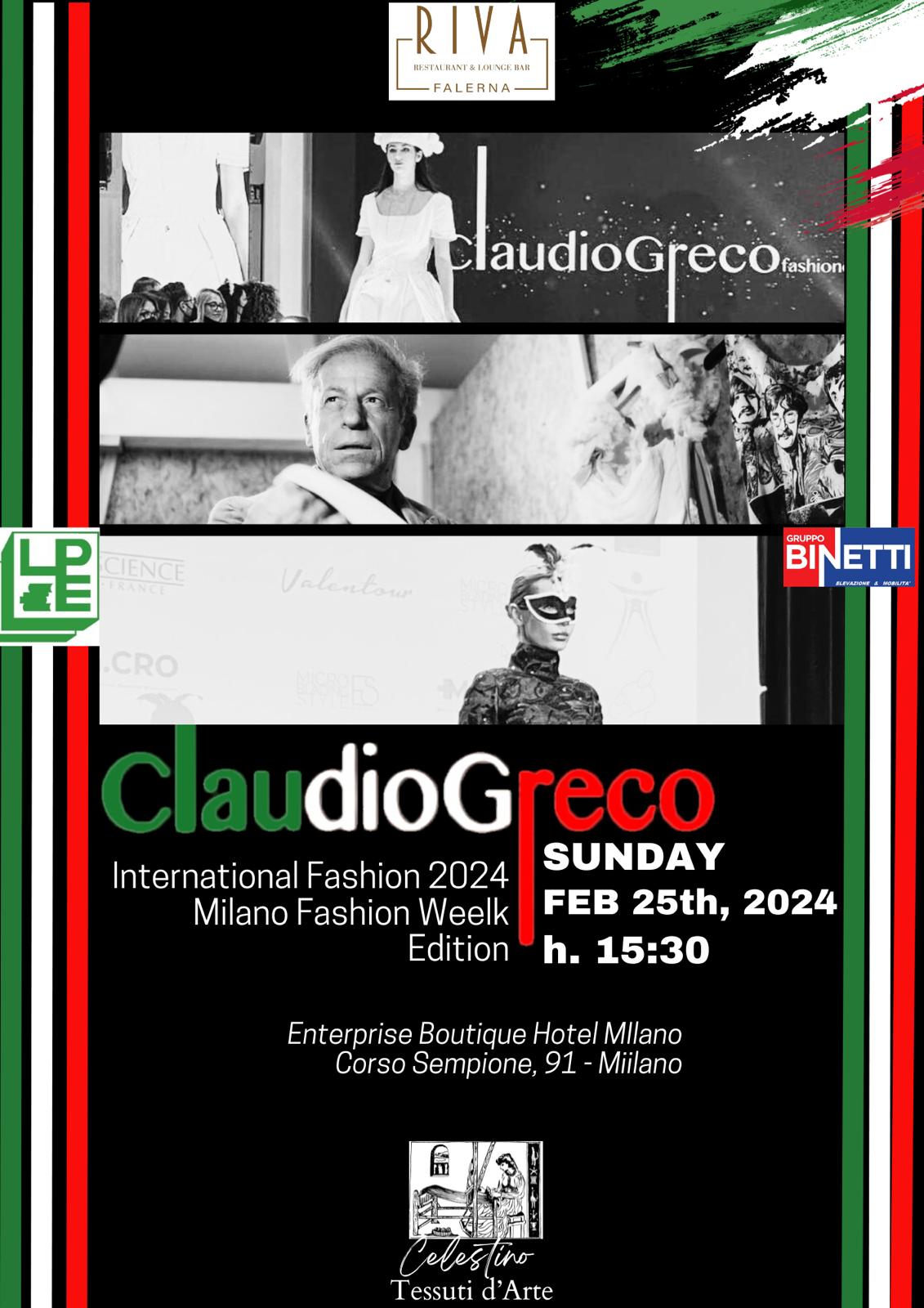 CLAUDIO GRECO FASHIONWEEK2024