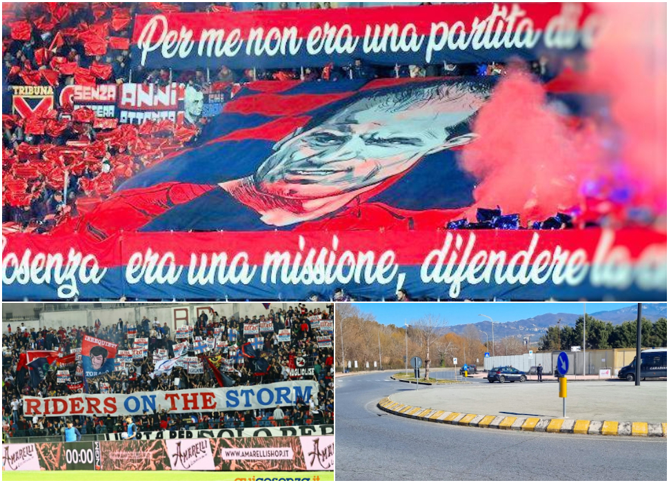 Cosenza è la tua festa: in 15mila per la sfida alla Samp. Critiche per la chiusura di Viale Magna Grecia 55 Cosenza 110 anni Sampdoria