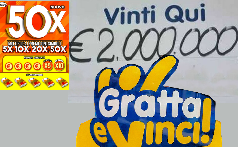 Compra un gratta e vinci da 20 euro e riporta a casa sostanzioso bottino