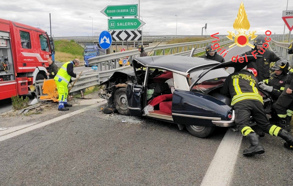 Incidente A2 famiglia