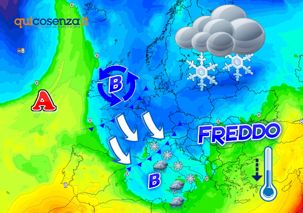 Meteo fine febbraio