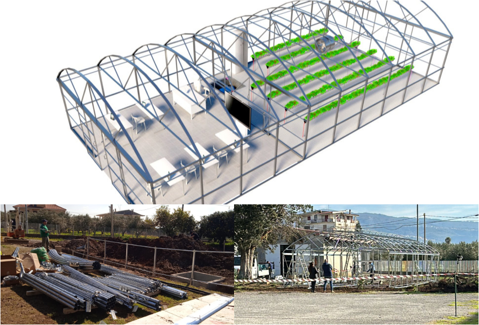 Scuola 4.0: il progetto innovativo, unico ed ecosostenibile dell'ISS “Costanzo”: la serra idroponica 57 serra idroponica