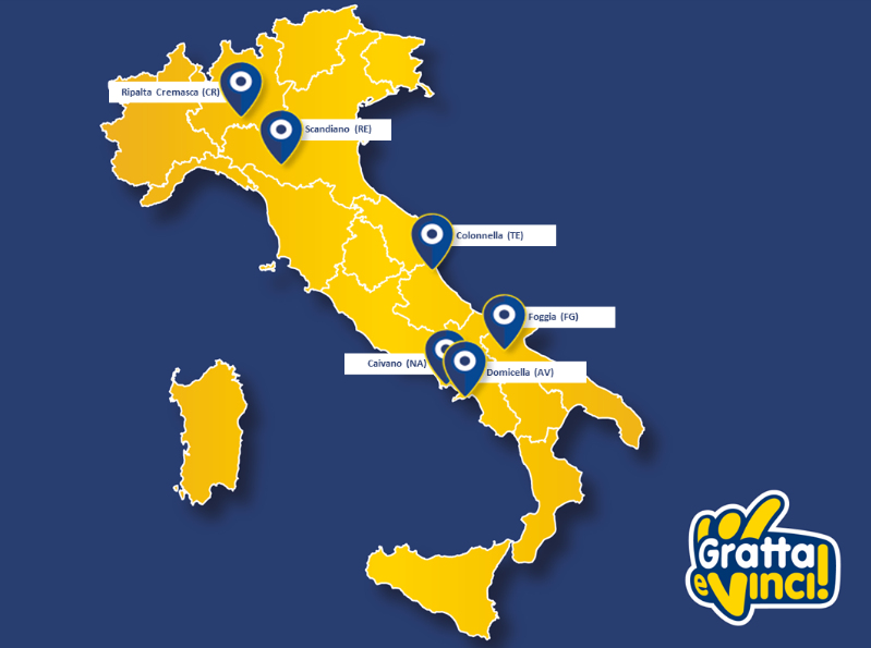 Top vincite della settimana Gratta e Vinci