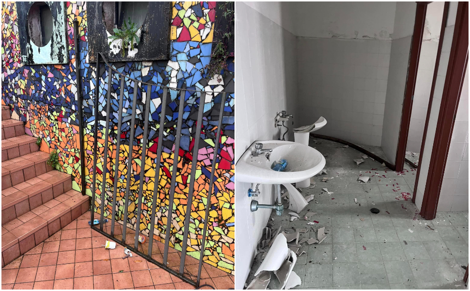 San Mango d'Aquino: vandalizzato l'anfiteatro, il sindaco «atti vergognosi» 54 anfiteatro san mango aquino vandali 02