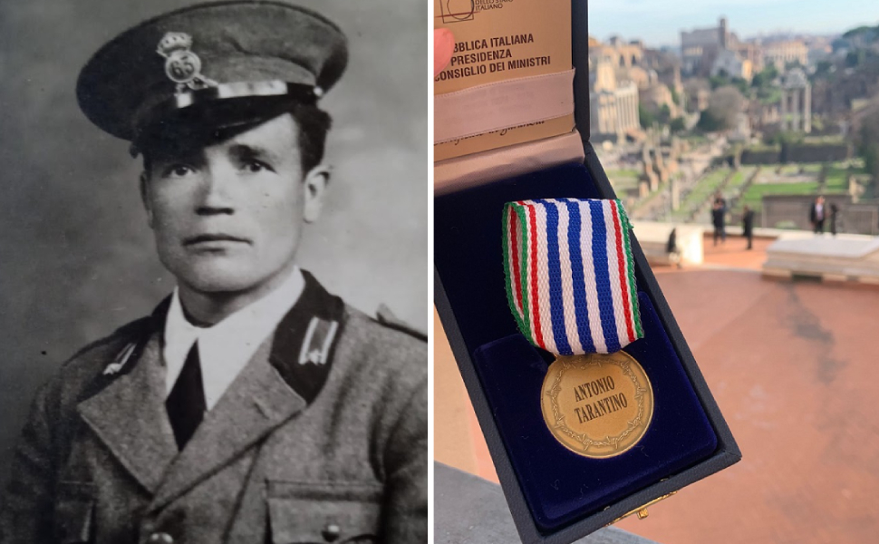 antonio tarantino medaglia onore giornata memoria