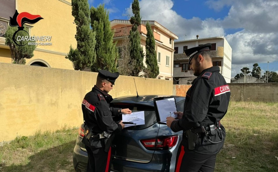 carabinieri reggio calabria controlli auto