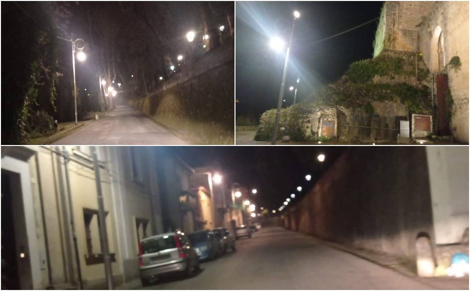 impianti luce pubblica cosenza centro storico