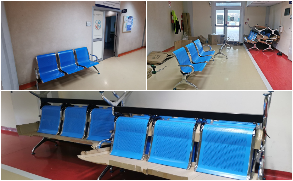 nuove sedie ospedale lamezia
