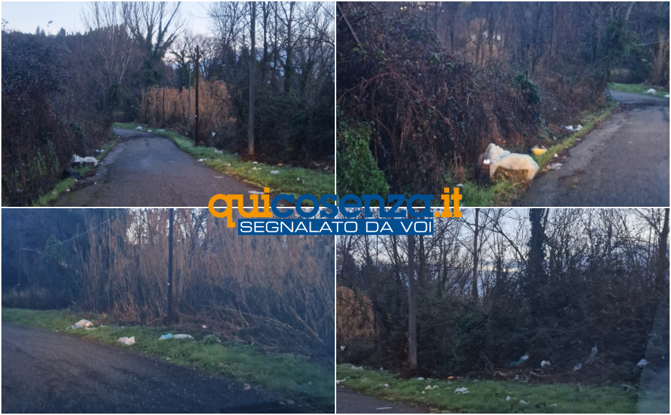 rifiuti e buche contrada vallone