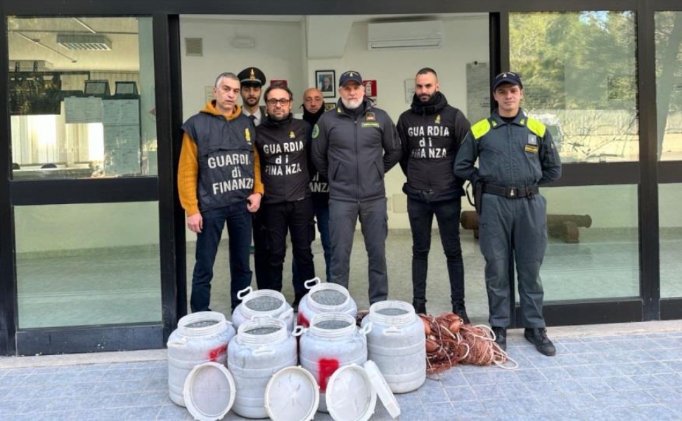 sequestro novellame sarda e rete riace marina