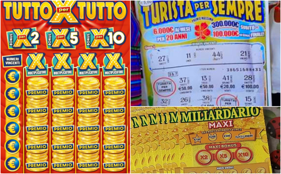 Gratta e vinci vincita maxi