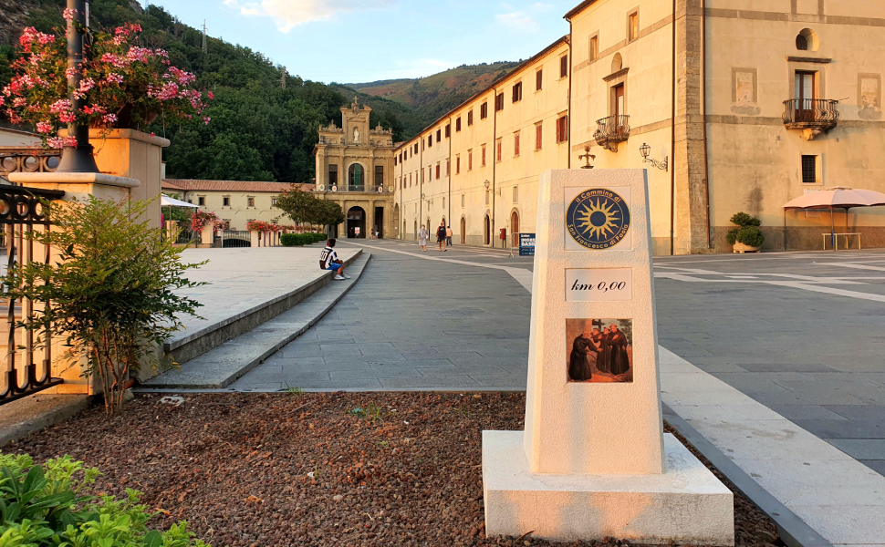 La Pietra del Km Zero al Santuario di Paola