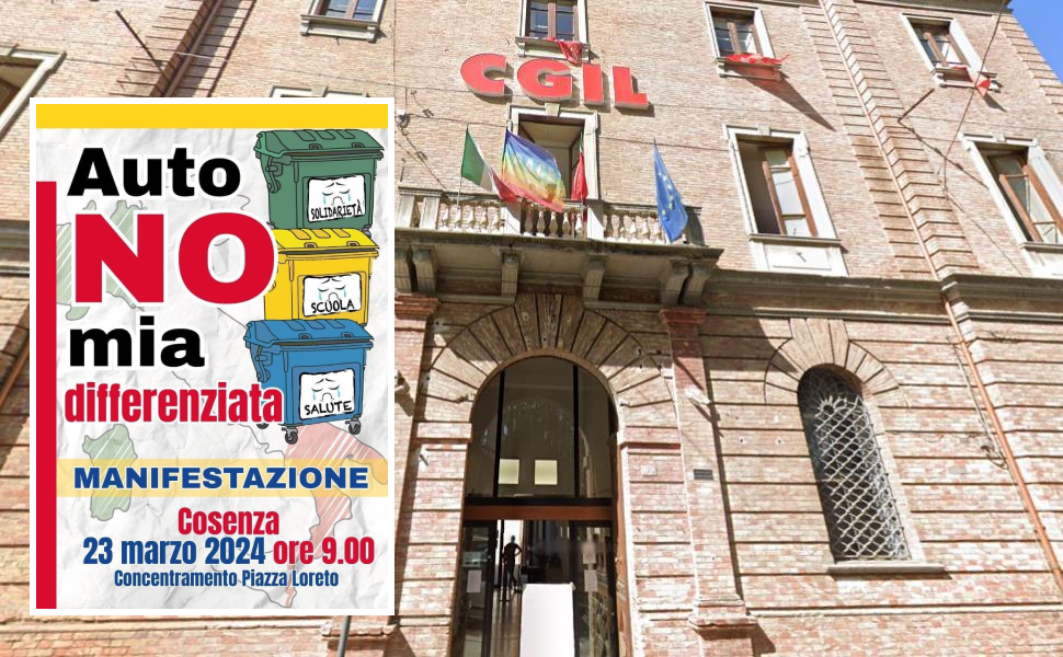 manifestazione autonomia differenziata camera-del-cgil-cosenza