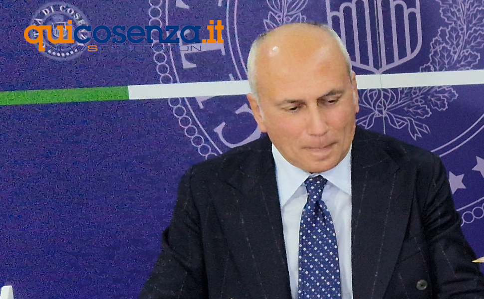 sindaco di cosenza Franz Caruso