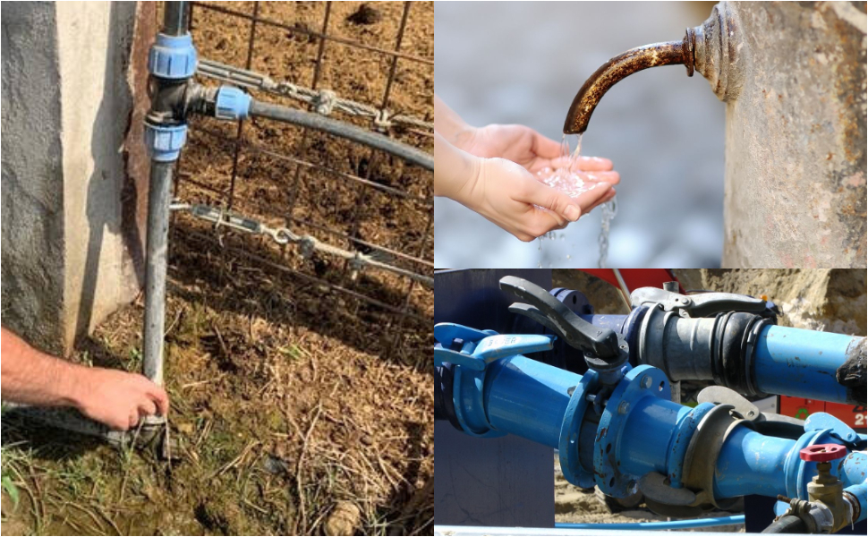 Acqua e allacci abusivi