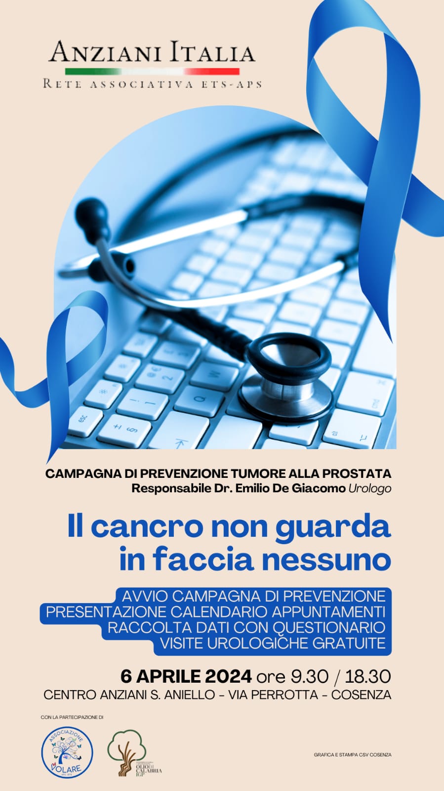 Campagna prevenzione Tumore alla prostata Aira