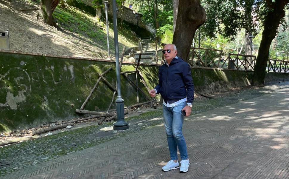 Franz Caruso alla Villa Vecchia