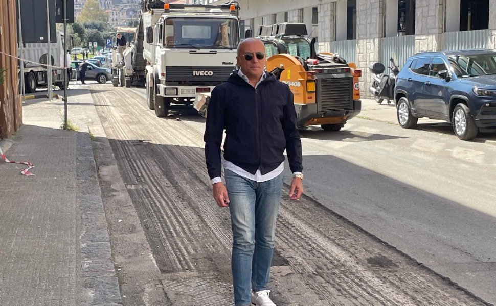 Franz Caruso su via 24 maggio - lavori 01