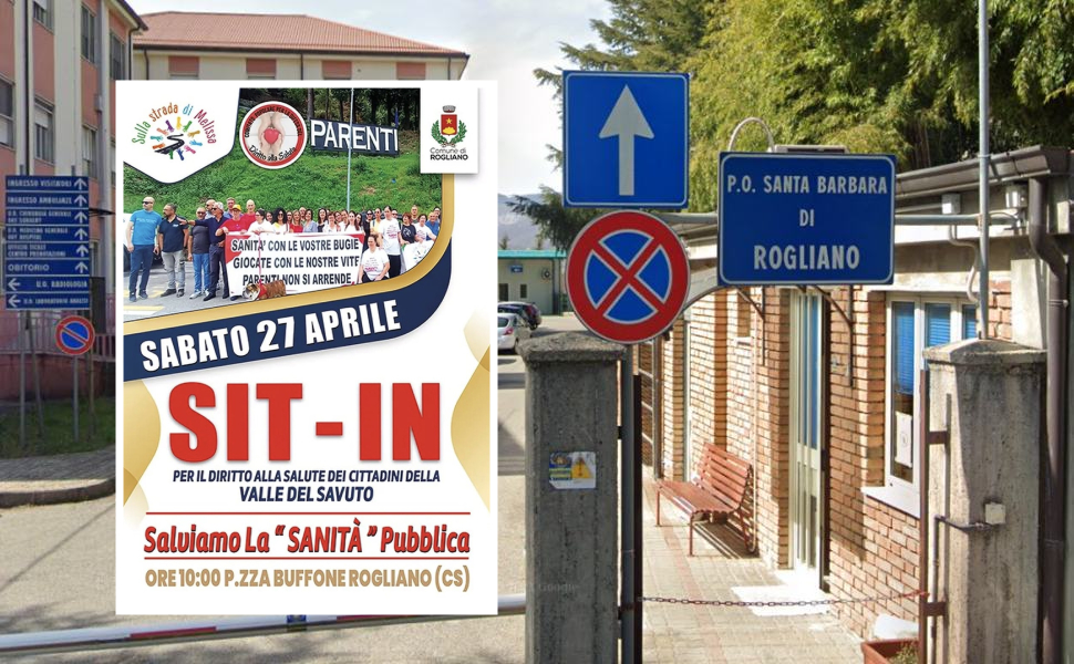 Ospedale-santa-barbara-di-Rogliano - sit in
