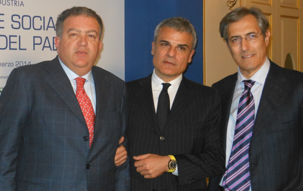 Pres.Perciaccante e Mazzuca ed il Dir. Branda